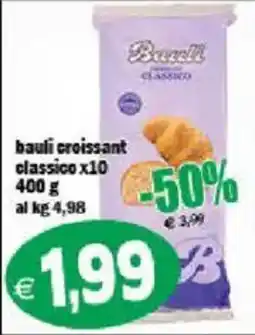 Il Castoro Supermercati Bauli croissant classico offerta
