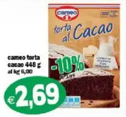 Il Castoro Supermercati Cameo torta al cacao offerta