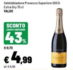 Iper La Grande Valdobbiadene Prosecco Superiore DOCG Extra Dry offerta
