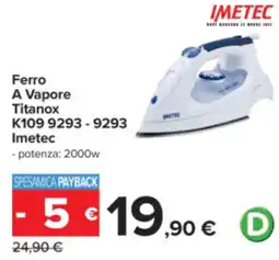 Carrefour Ferro A Vapore Titanox Imetec offerta