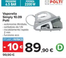Carrefour Vaporella Simply 10.09 Polti offerta