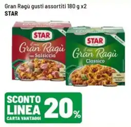 Iper La Grande Gran Ragù gusti assortiti STAR offerta