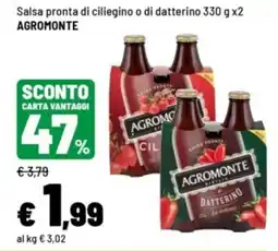 Iper La Grande Salsa pronta di ciliegino o di datterino Agromonte offerta