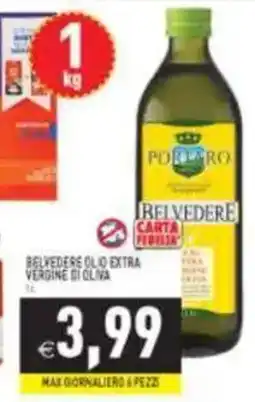 Pim Supermercati Belvedere olio extra vergine di oliva offerta