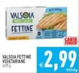 Pim Supermercati Valsòia fettine vegetariane offerta