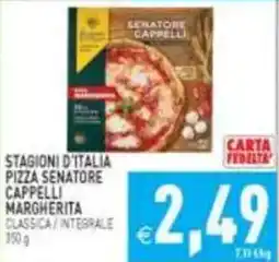 Pim Supermercati Pizza Senator Cappelli Margherita offerta