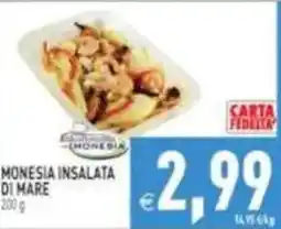 Pim Supermercati Monesia insalata di mare offerta