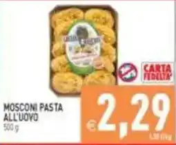Pim Supermercati Mosconi pasta all'uovo offerta