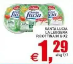 Pewex Santa Lucia la leggera ricottina offerta