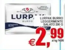 Pewex Lurpak burro leggermente salato offerta