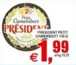 Pewex President Petit Camembert offerta