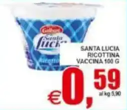 Pewex Santa Lucia ricottina vaccina offerta