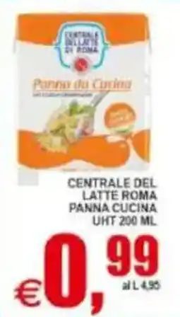 Pewex Centrale del latte roma panna cucina uht offerta
