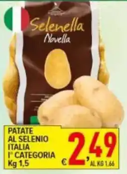 Iper Triscount Patate al selenio Selenella Novella offerta