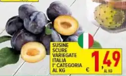 Iper Triscount Susine scure variegate Italia offerta
