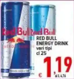 Iper Triscount Red Bull energy drink offerta