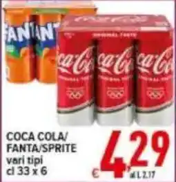 Iper Triscount Coca Cola/Fanta/Sprite offerta