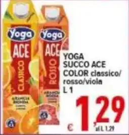 Iper Triscount Yoga succo ace color classico/rosso/viola offerta