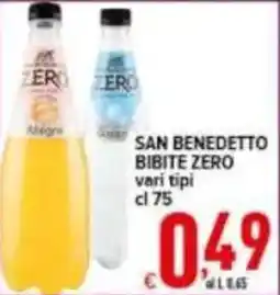 Iper Triscount San Benedetto bibite zero offerta