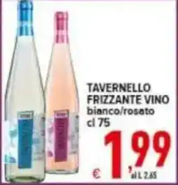 Iper Triscount Tavernello frizzante vino bianco/rosato offerta