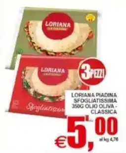 Pewex Loriana piadina sfogliatissima classica offerta