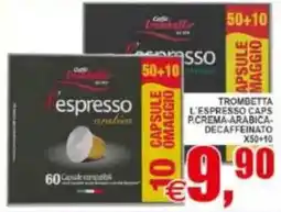 Pewex Trombetta L'espresso caps offerta