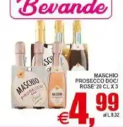 Pewex Maschio prosecco rose offerta