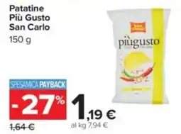 Carrefour Patatine Più Gusto San Carlo offerta
