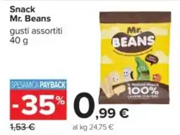 Carrefour Snack Mr. Beans offerta