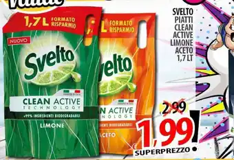 Il Genio Supermercato Svelto piatti clean active limone offerta