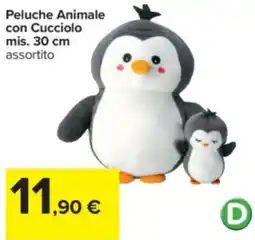 Carrefour Peluche Animale con Cucciolo offerta