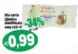 Il Castoro Supermercati fria carta igienica umidificata easy offerta