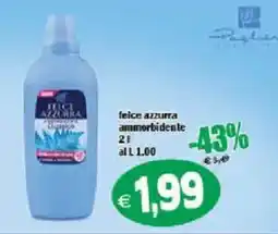 Il Castoro Supermercati Felce azzurra ammorbidente offerta
