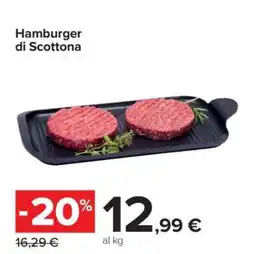 Carrefour Hamburger Di Scottona offerta