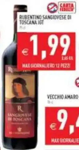 Pim Supermercati Rubentino Sangiovese di Toscana IGT offerta