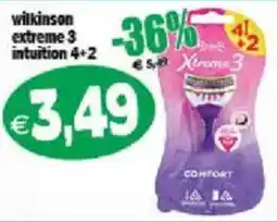 Il Castoro Supermercati wilkinson extreme 3 intuition offerta