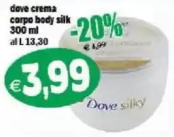 Il Castoro Supermercati Dove crema corpo body silk offerta