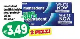Il Castoro Supermercati mentadent dentifrici white now/prote+ offerta