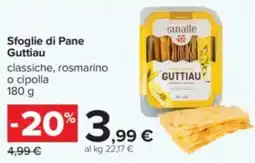 Carrefour Sfoglie di Pane Guttiou offerta