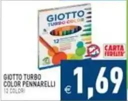 Pim Supermercati Giotto Turbo Color Pennarelli offerta