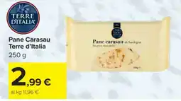 Carrefour Pane Carasau Terre d'Italia offerta