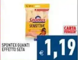 Pim Supermercati Spontex guanti effetto seta offerta