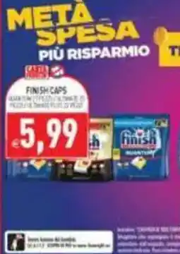 Pim Supermercati Finish caps offerta