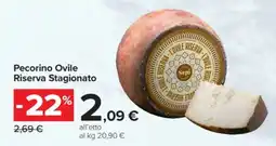 Carrefour Pecorino Ovile Riserva Stagionato offerta