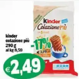 Il Castoro Supermercati Kinder Colazione Più offerta