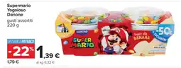 Carrefour Supermario Yogoloso Danone offerta