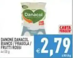 Pim Supermercati Danone Danacol bianco / fragola / frutti rossi offerta