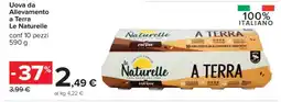 Carrefour Uova da Allevamento a Terra Le Naturelle offerta