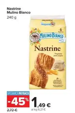 Carrefour Nastrine Mulino Bianco offerta