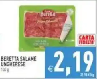 Pim Supermercati Beretta salame ungherese offerta